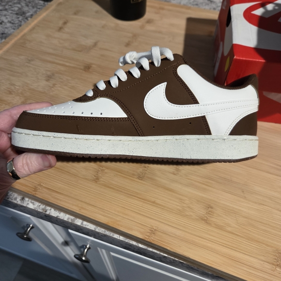 New In Box Nike Court Vision Low P Women’s Athletic Shoes - Sail/Cacao W 8.5 - Picture 7 of 12